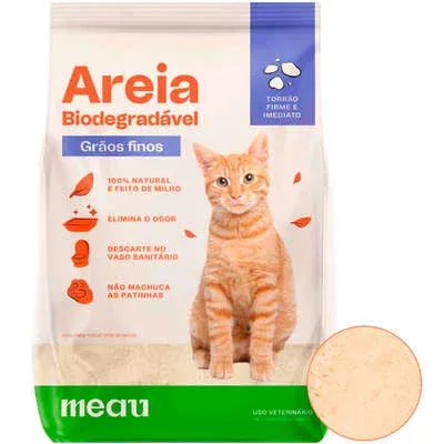Meau Biodegradável Grãos Finos