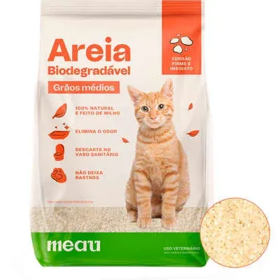 Meau Biodegradável Grãos Médios